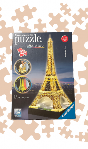 Ravensburger 3D Puzzle „Pariser Eiffelturm – Night Edition“