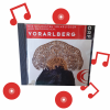 Die Vorderseite einer CD mit Volksliedern aus Vorarlberg